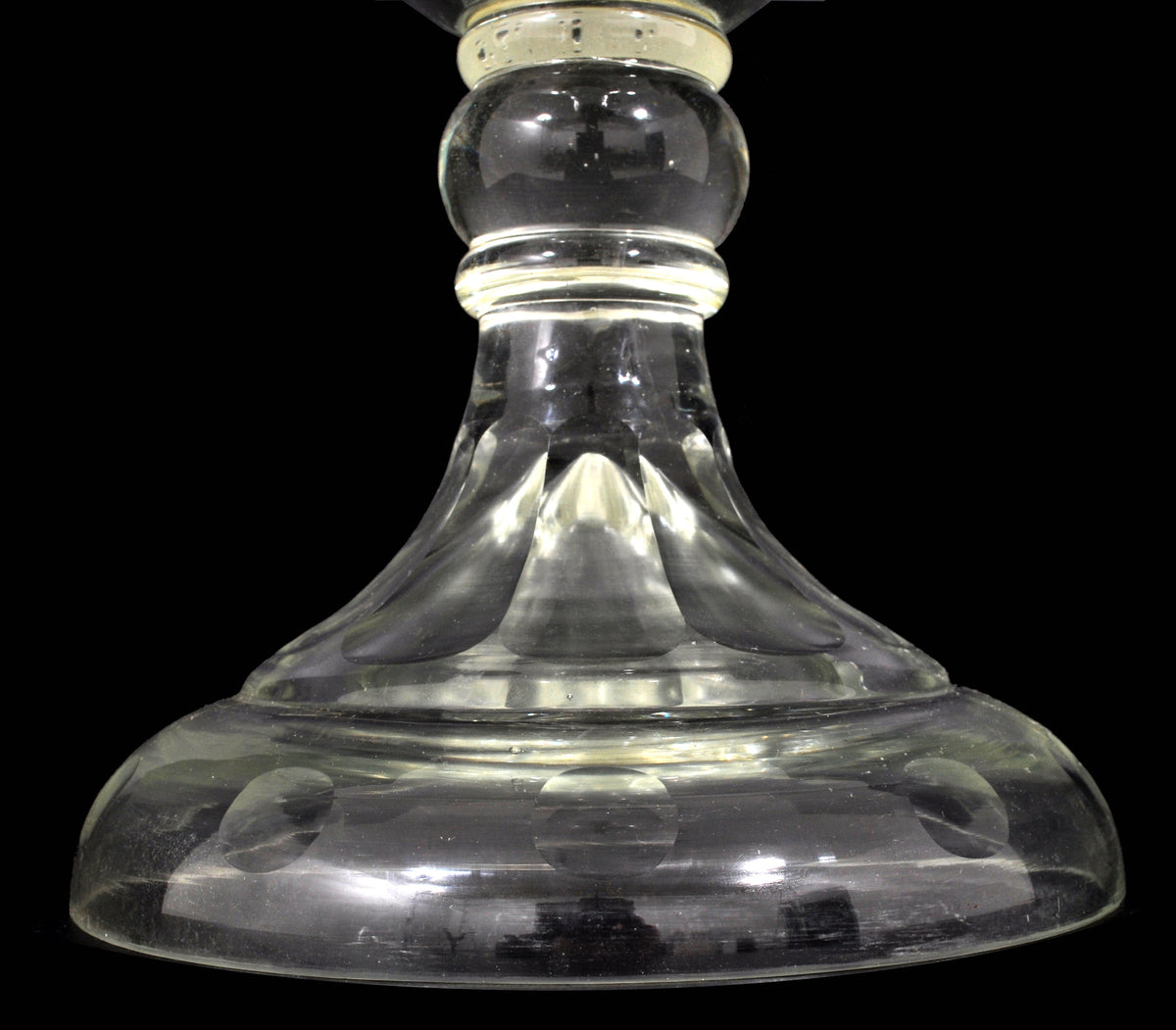 Monumental Antique Cut Glass Crystal Brandy/Liquor Dispenser decanter circa 1880