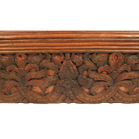 Antique 18th Century Dutch East India Company VOC Carved Teak Governor's Chest, circa 1780