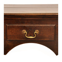 Antique Early 18th Century Georgian George II Oak Lowboy / Dressing Table, circa 1740