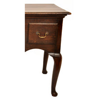 Antique Early 18th Century Georgian George II Oak Lowboy / Dressing Table, circa 1740