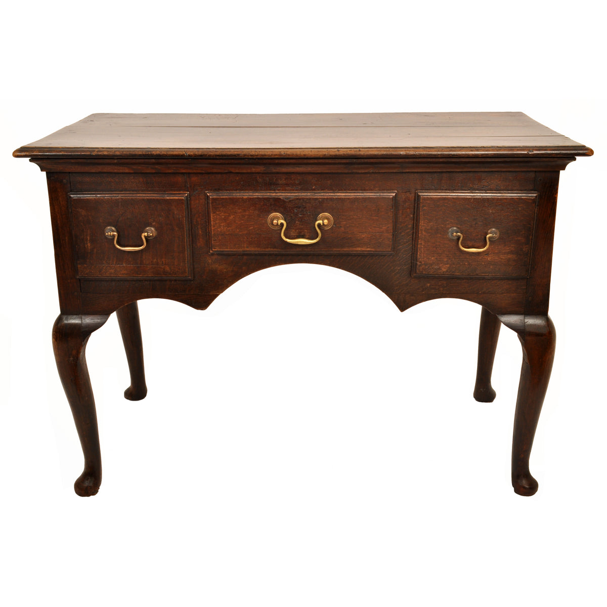 Antique Early 18th Century Georgian George II Oak Lowboy / Dressing Table, circa 1740