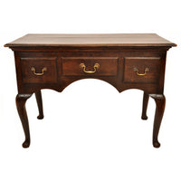 Antique Early 18th Century Georgian George II Oak Lowboy / Dressing Table, circa 1740