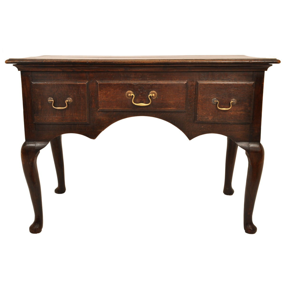 Antique Early 18th Century Georgian George II Oak Lowboy / Dressing Table, circa 1740