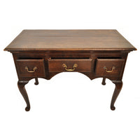 Antique Early 18th Century Georgian George II Oak Lowboy / Dressing Table, circa 1740