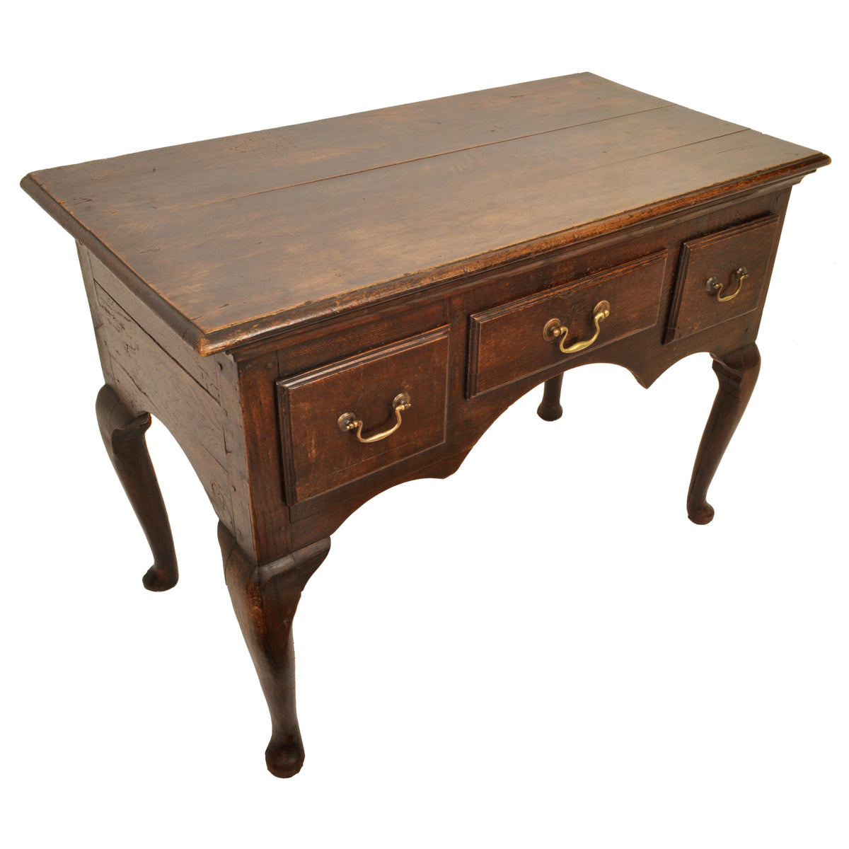 Antique Early 18th Century Georgian George II Oak Lowboy / Dressing Table, circa 1740
