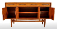 Mid-Century Modern Danish Style Teak "Fresco" Credenza by V. B. Wilkins for G Plan, 1960s