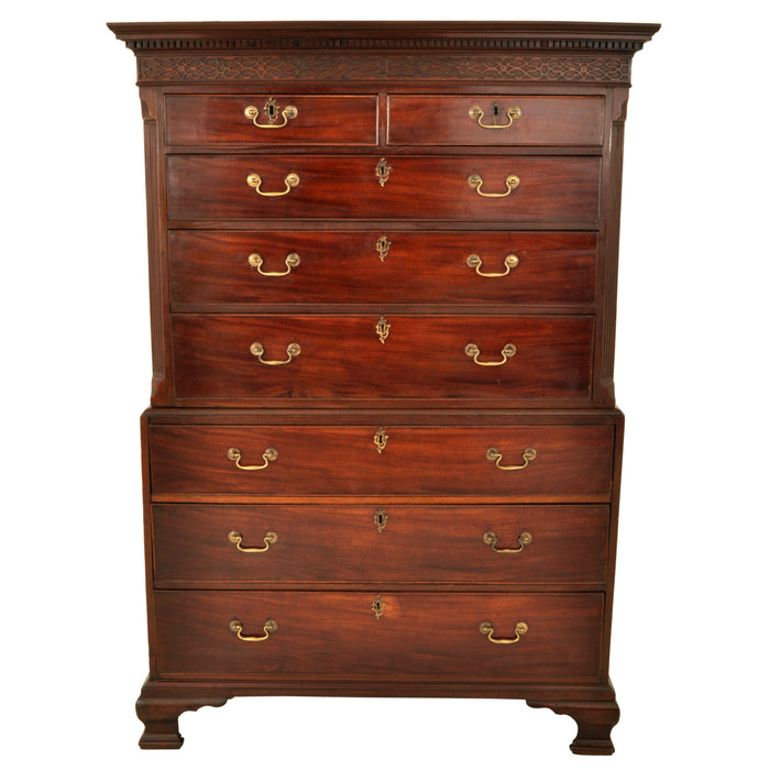 Antique 18th Century Georgian Mahogany Chest on Chest / Tallboy, circa 1780