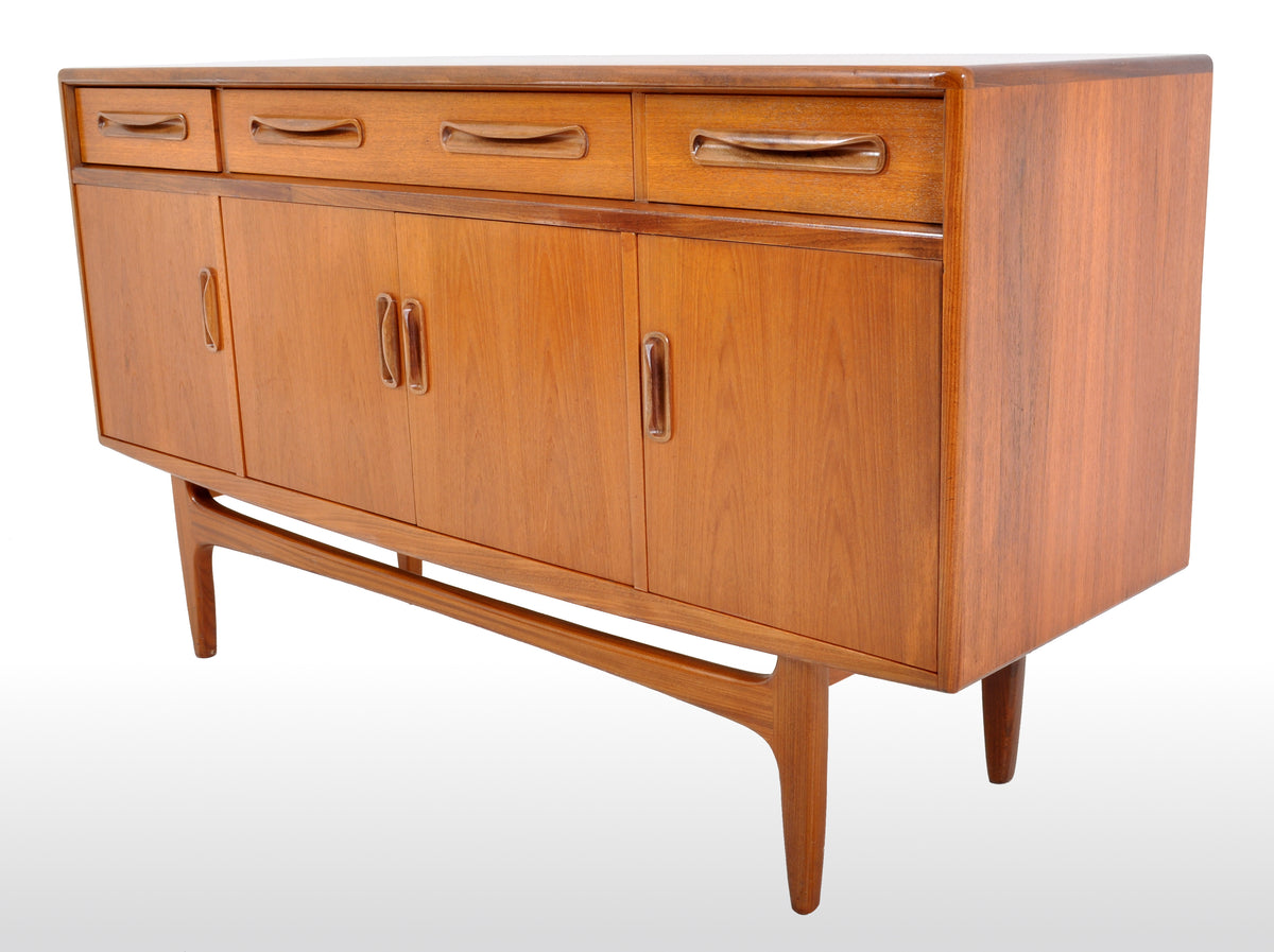 Mid-Century Modern Danish Style Teak "Fresco" Credenza by V. B. Wilkins for G Plan, 1960s