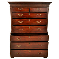 Antique 18th Century Georgian Mahogany Chest on Chest / Tallboy, circa 1780