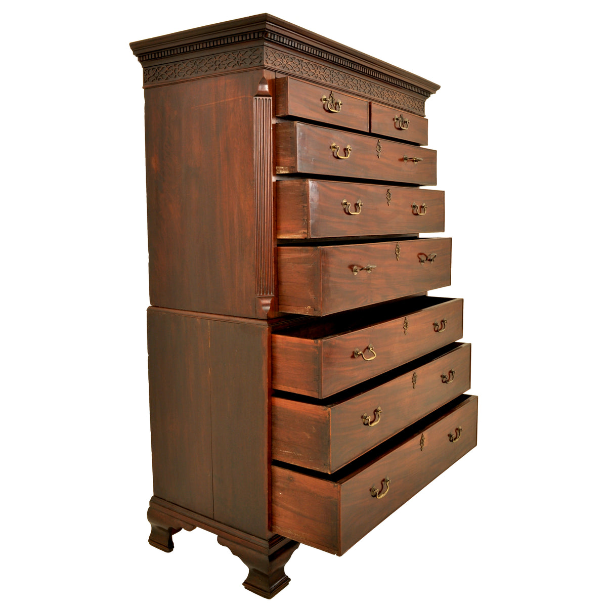 Antique 18th Century Georgian Mahogany Chest on Chest / Tallboy, circa 1780