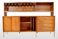 Mid-Century Modern Danish Style "Sun Coast" Credenza / Cabinet in Cherry by Kipp Stewart for Drexel, 1959
