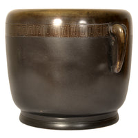 Pair 19th Century Antique Japanese Meiji Period Bronze Hibachi Censers, Circa 1890