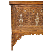Antique Inlaid Mother of Pearl Syrian Marriage Dowry Chest / Coffer / Trunk, circa 1880