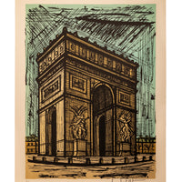 Rare Original French Modernist H.C. Proof Lithograph Signed Bernard Buffet, 1986
