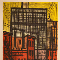 Original French Modernist E.A. Proof Lithograph Signed Bernard Buffet New York, 1980