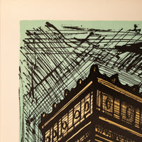 Rare Original French Modernist H.C. Proof Lithograph Signed Bernard Buffet, 1986