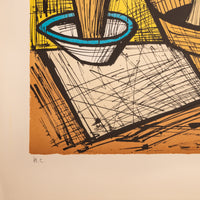 Rare Original French Modernist H.C. Proof Lithograph Signed Bernard Buffet 1988