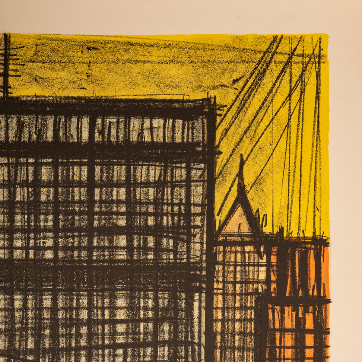 Original French Modernist E.A. Proof Lithograph Signed Bernard Buffet New York, 1980