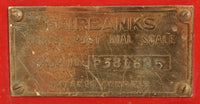 Antique American Postal Scale by Fairbanks, Circa 1920