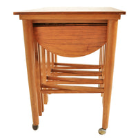 Mid-Century Modern Afromosia Teak Set of Nesting Tables, 1960s