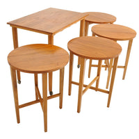 Mid-Century Modern Afromosia Teak Set of Nesting Tables, 1960s