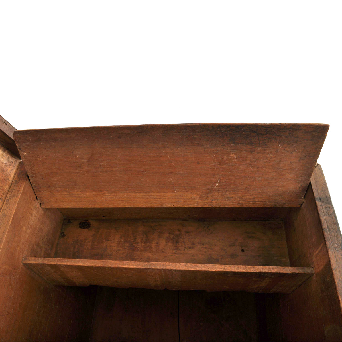 Antique Scandinavian Baroque Folk Art Carved Pine Dowry Chest / Trunk / Coffer, circa 1780