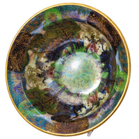 Antique Wedgwood Fairyland Lustre "Woodland Bridge" Bowl Daisy Makeig-Jones Circa 1920
