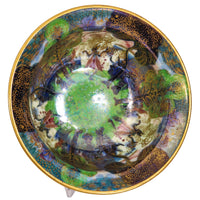 Antique Wedgwood Fairyland Lustre "Woodland Bridge" Bowl Daisy Makeig-Jones Circa 1920