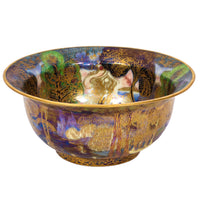 Antique Wedgwood Fairyland Lustre "Woodland Bridge" Bowl Daisy Makeig-Jones Circa 1920