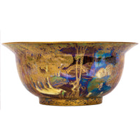 Antique Wedgwood Fairyland Lustre "Woodland Bridge" Bowl Daisy Makeig-Jones Circa 1920