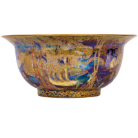 Antique Wedgwood Fairyland Lustre "Woodland Bridge" Bowl Daisy Makeig-Jones Circa 1920