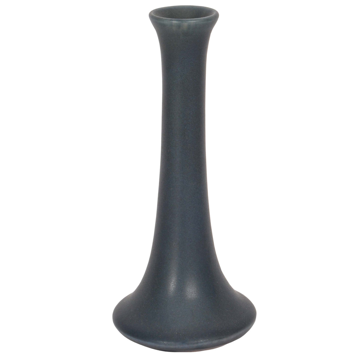 Antique American Rookwood Art & Crafts Pottery Vase Blue Green Matt Glaze, 1917