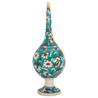 Antique 19th Century Ottoman Islamic Kutahya Pottery Rosewater Dropper Turkey, Circa 1900