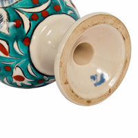 Antique 19th Century Ottoman Islamic Kutahya Pottery Rosewater Dropper Turkey, Circa 1900