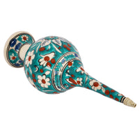Antique 19th Century Ottoman Islamic Kutahya Pottery Rosewater Dropper Turkey, Circa 1900