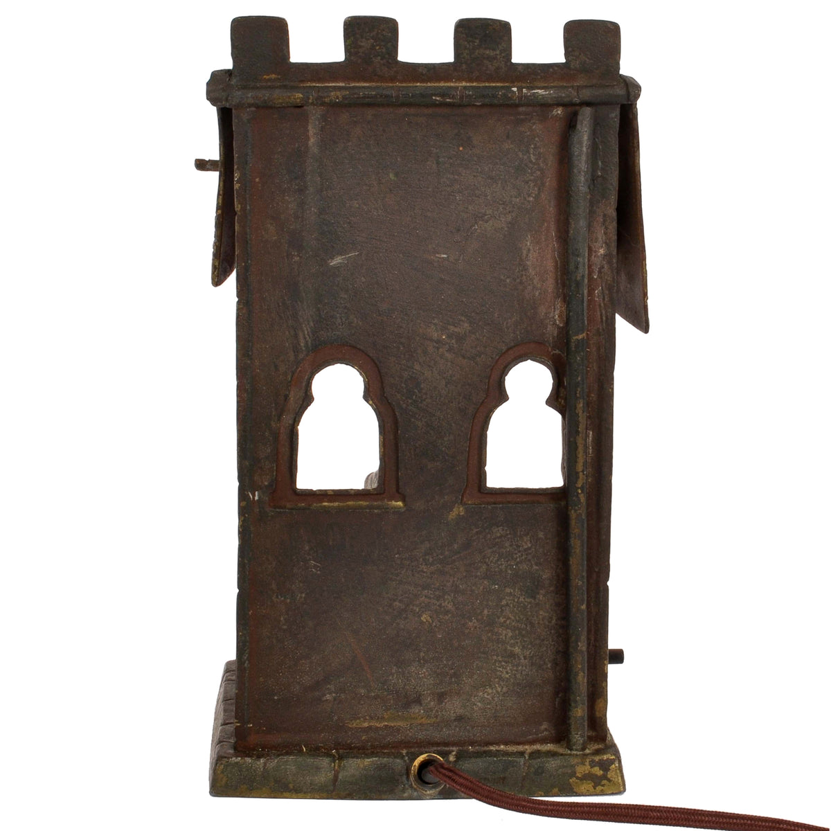 Antique Cold Painted Vienna Bronze Lamp Franz Bergman Orientalist Arab, Circa 1920