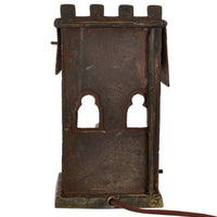 Antique Cold Painted Vienna Bronze Lamp Franz Bergman Orientalist Arab, Circa 1920