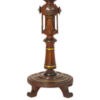 Antique American Aesthetic Movement Herter Bros Gilded Pedestal Plant Stand 1875