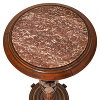 Antique American Aesthetic Movement Herter Bros Gilded Pedestal Plant Stand 1875