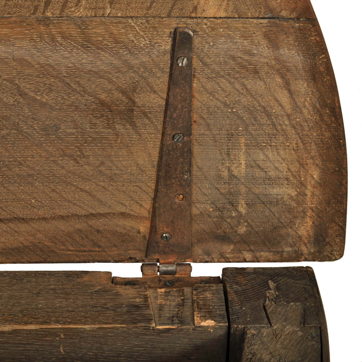 Antique 17th Century James I Jacobean Carved Oak Demi-lune Credence Table, circa 1620