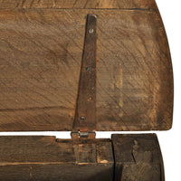 Antique 17th Century James I Jacobean Carved Oak Demi-lune Credence Table, circa 1620
