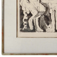 Pablo Picasso Aquatint Femmes nues au Miroir Sable Mouvant Signed Numbered 1965