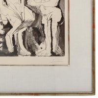 Pablo Picasso Aquatint Femmes nues au Miroir Sable Mouvant Signed Numbered 1965