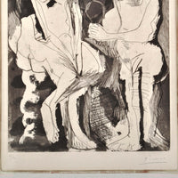 Pablo Picasso Aquatint Femmes nues au Miroir Sable Mouvant Signed Numbered 1965