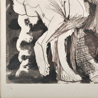 Pablo Picasso Aquatint Femmes nues au Miroir Sable Mouvant Signed Numbered 1965