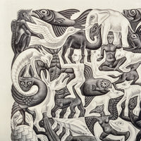 M. C. Escher Plane Filling Mosaic II Lithograph Wove Paper Signed numbered 1957