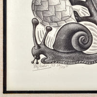M. C. Escher Plane Filling Mosaic II Lithograph Wove Paper Signed numbered 1957