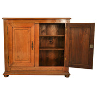 Antique French Provincial Louis XV Inlaid Cherry Side Cabinet / Buffet, circa 1820