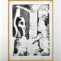 Pablo Picasso Aquatint Sculpteur et Sculpture Sable Mouvant Signed Numbered 1965