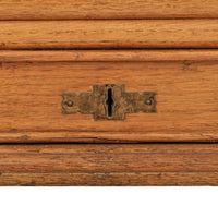 Antique American Oak Poole Bros Railway Ticket Roll Top / Tambour Cabinet, Chicago, ca 1920